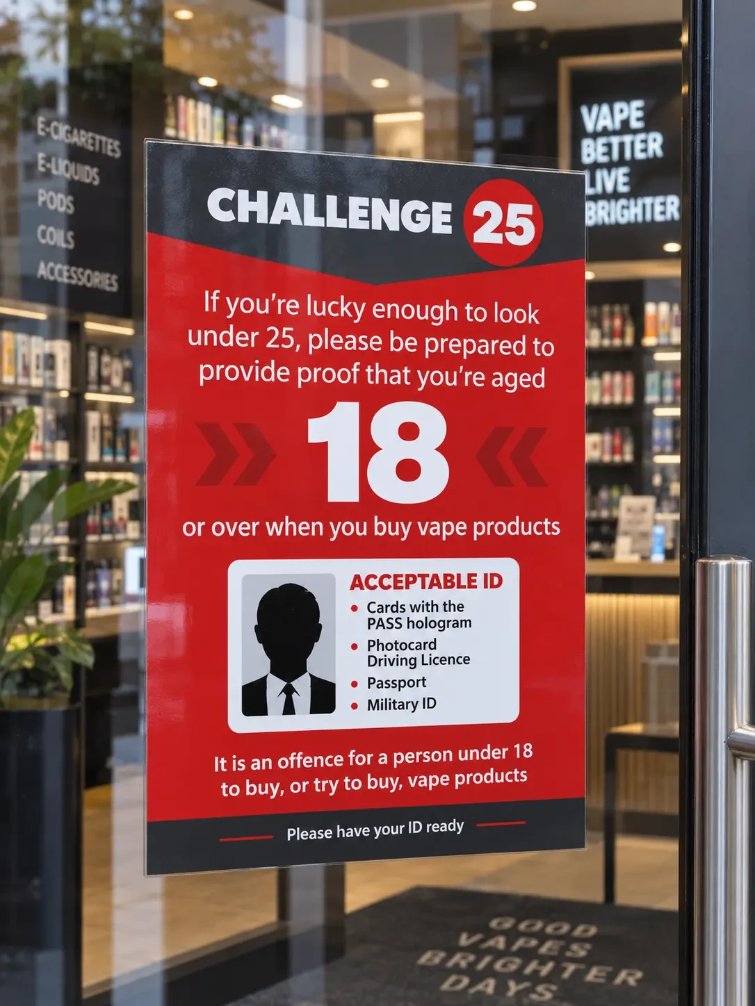 Age Verification for Vaping Products