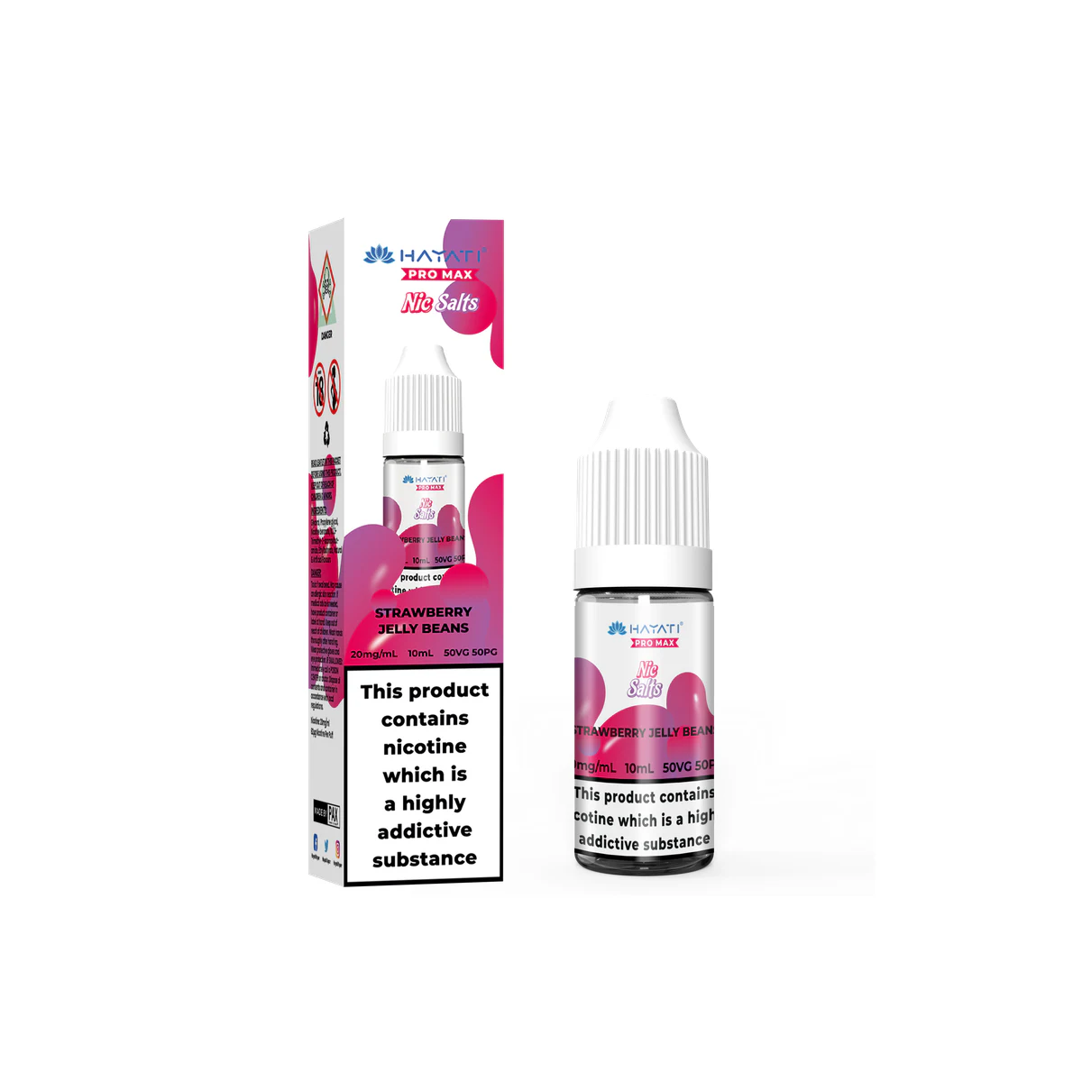 Hayati® Pro Max Nic Salts Strawberry Jelly Beans 20mg