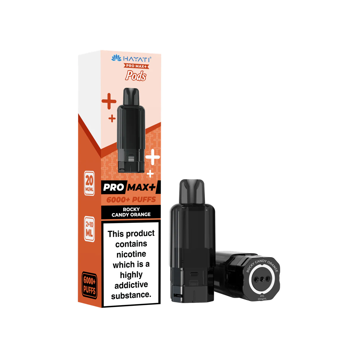 Hayati® Pro Max+ Pods Rocky Candy Orange