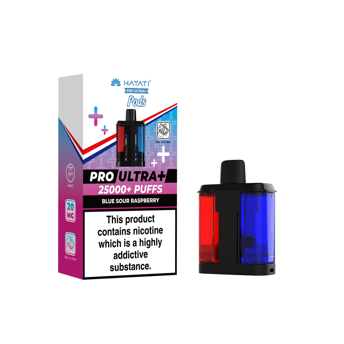 Hayati® Pro Ultra+ Pods Blue Sour Raspberry