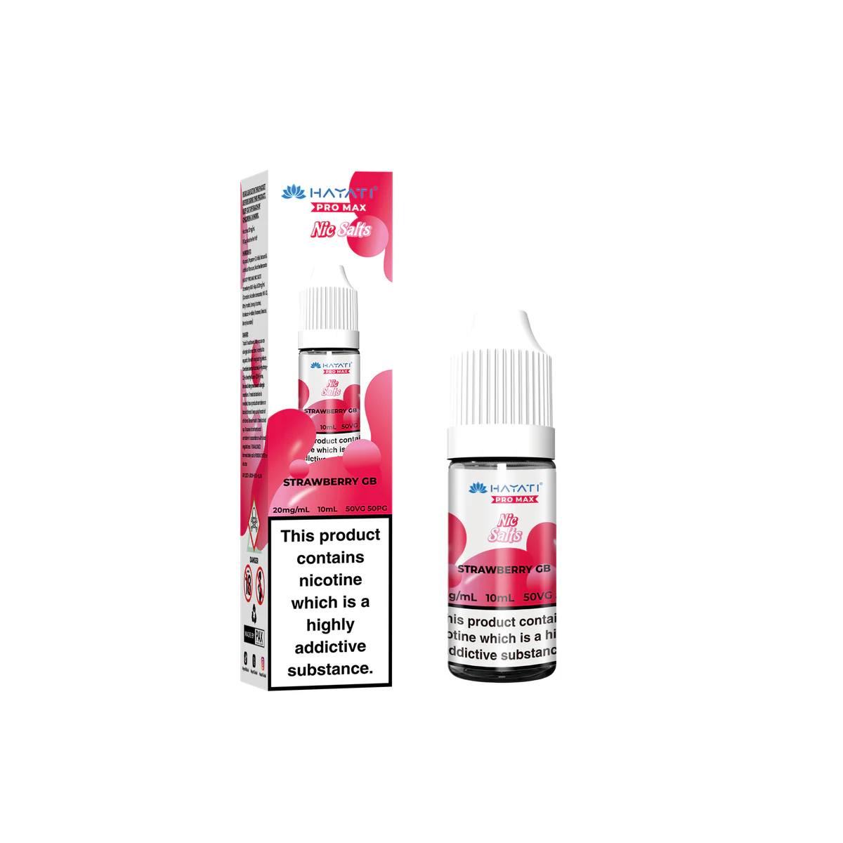 Hayati® Pro Max Nic Salts Strawberry GB 20mg