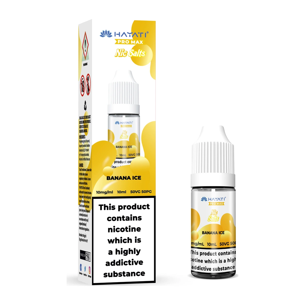 Hayati® Pro Max Nic Salts Banana Ice
