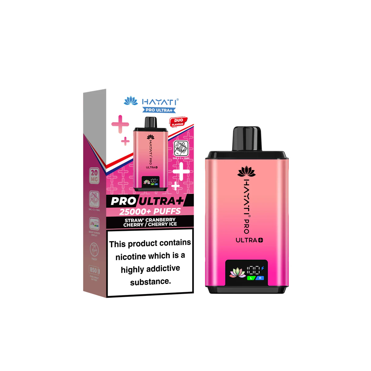Hayati® Pro Ultra+ Straw' Cranberry Cherry / Cherry Ice