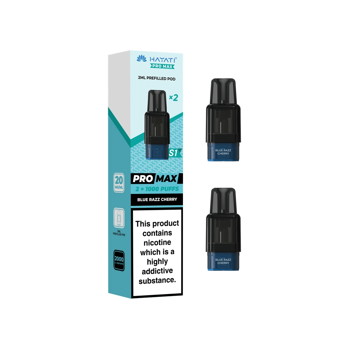 Hayati® Pro Max S1 Pods Blue Razz Cherry