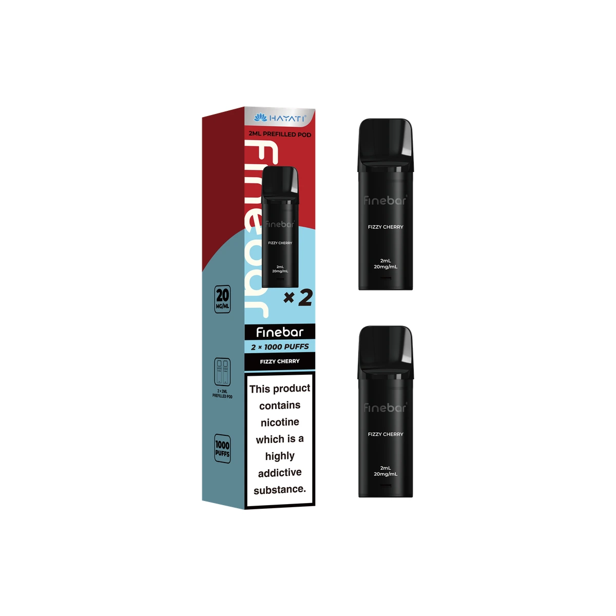 Hayati® Finebar Pods Fizzy Cherry