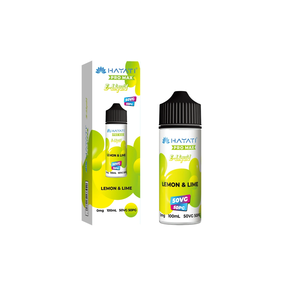 Hayati® Pro Max E-Liquid 50/50 Lemon & Lime wholesale vape product