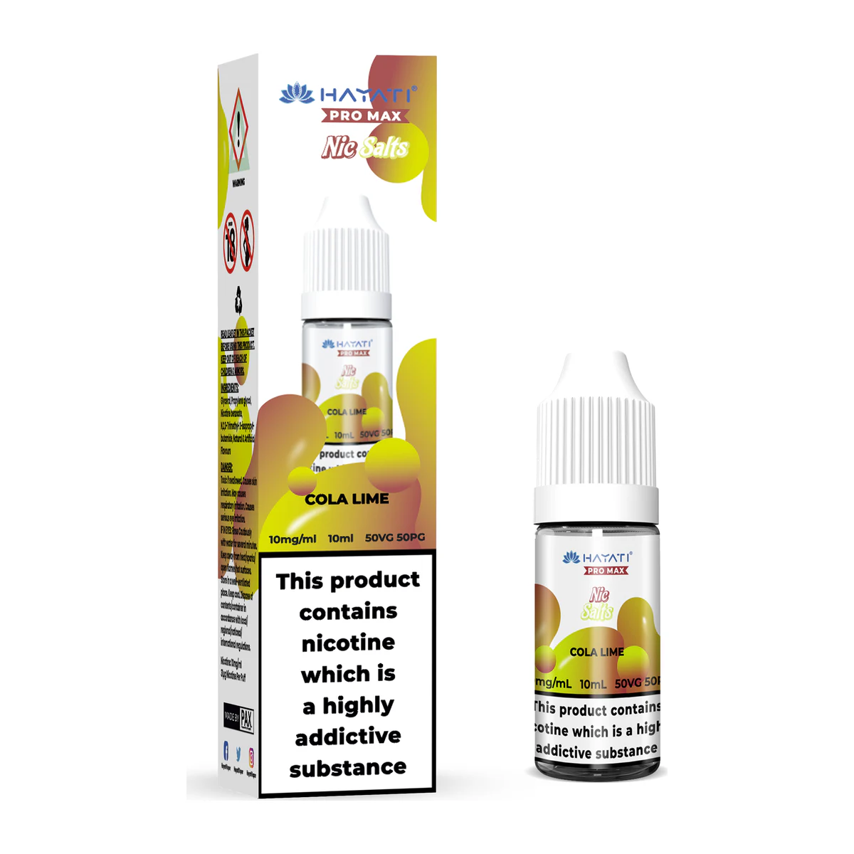 Hayati® Pro Max Nic Salts Cola Lime