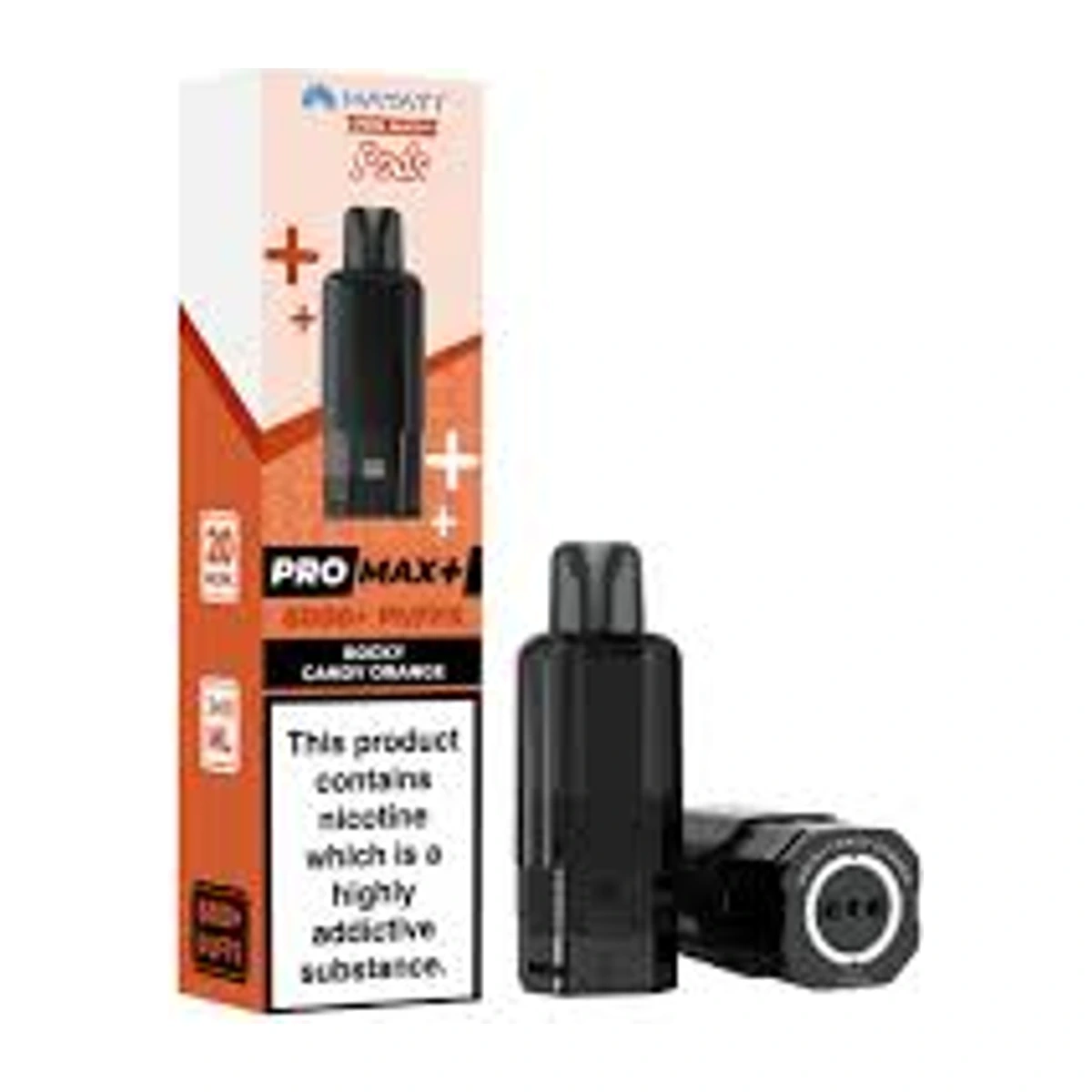 Hayati® Pro Max+ POD Rocky Candy Orange wholesale vape product