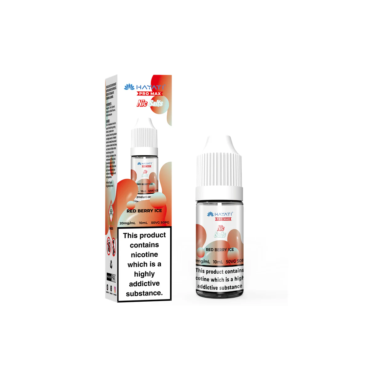 Hayati® Pro Max Nic Salts Red Berry Ice 20mg
