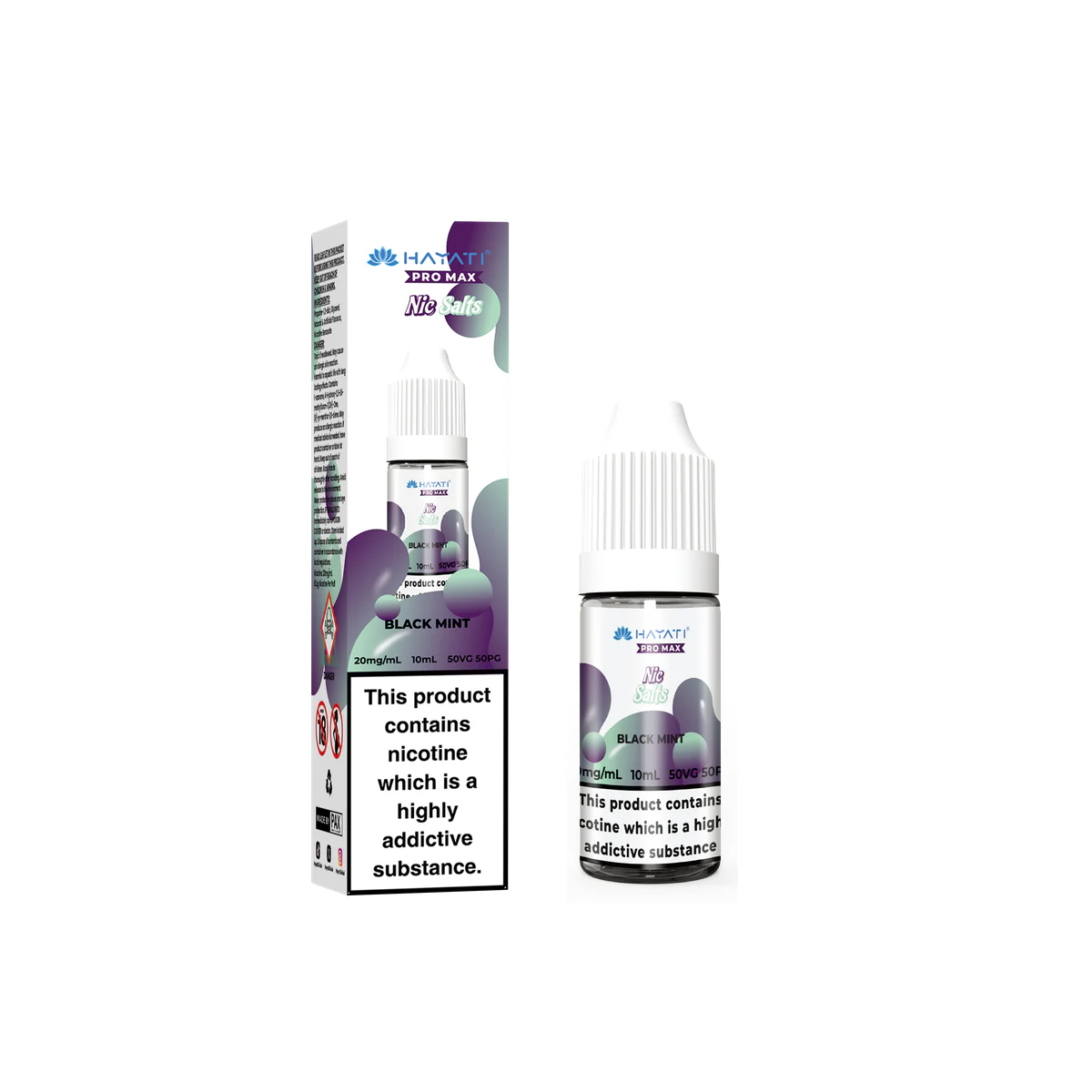 Hayati® Pro Max Nic Salts Black Mint 20mg
