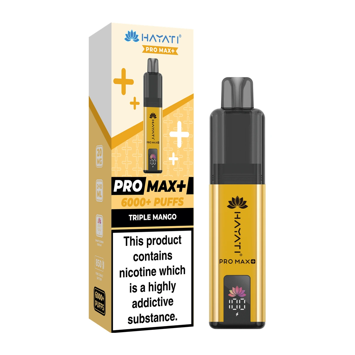 Hayati® Pro Max+ KIT Triple Mango wholesale vape product