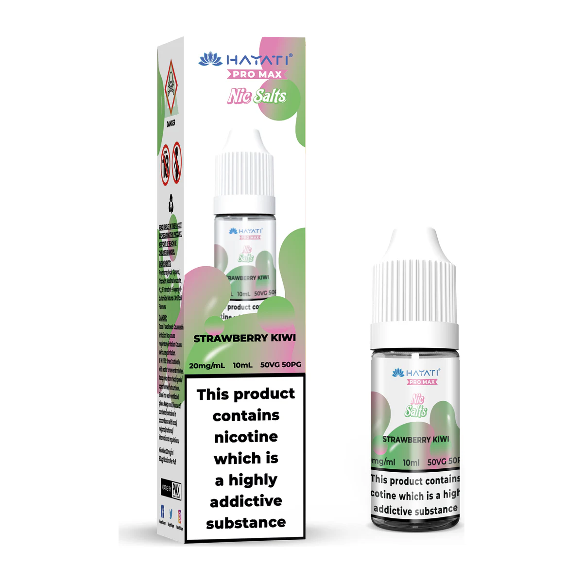 Hayati® Pro Max Nic Salts Strawberry Kiwi 20mg