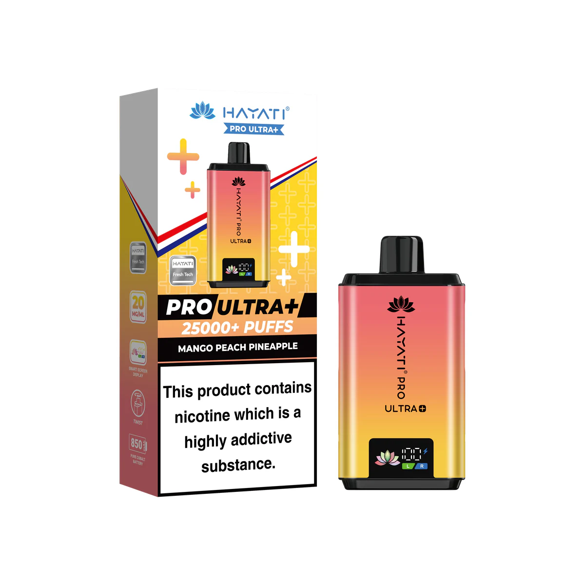 Hayati® Pro Ultra+ Mango Peach Pineapple
