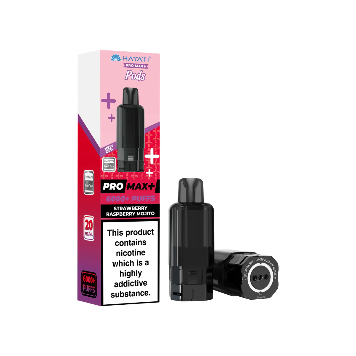 Hayati® Pro Max+ Pods Strawberry Raspberry Mojito