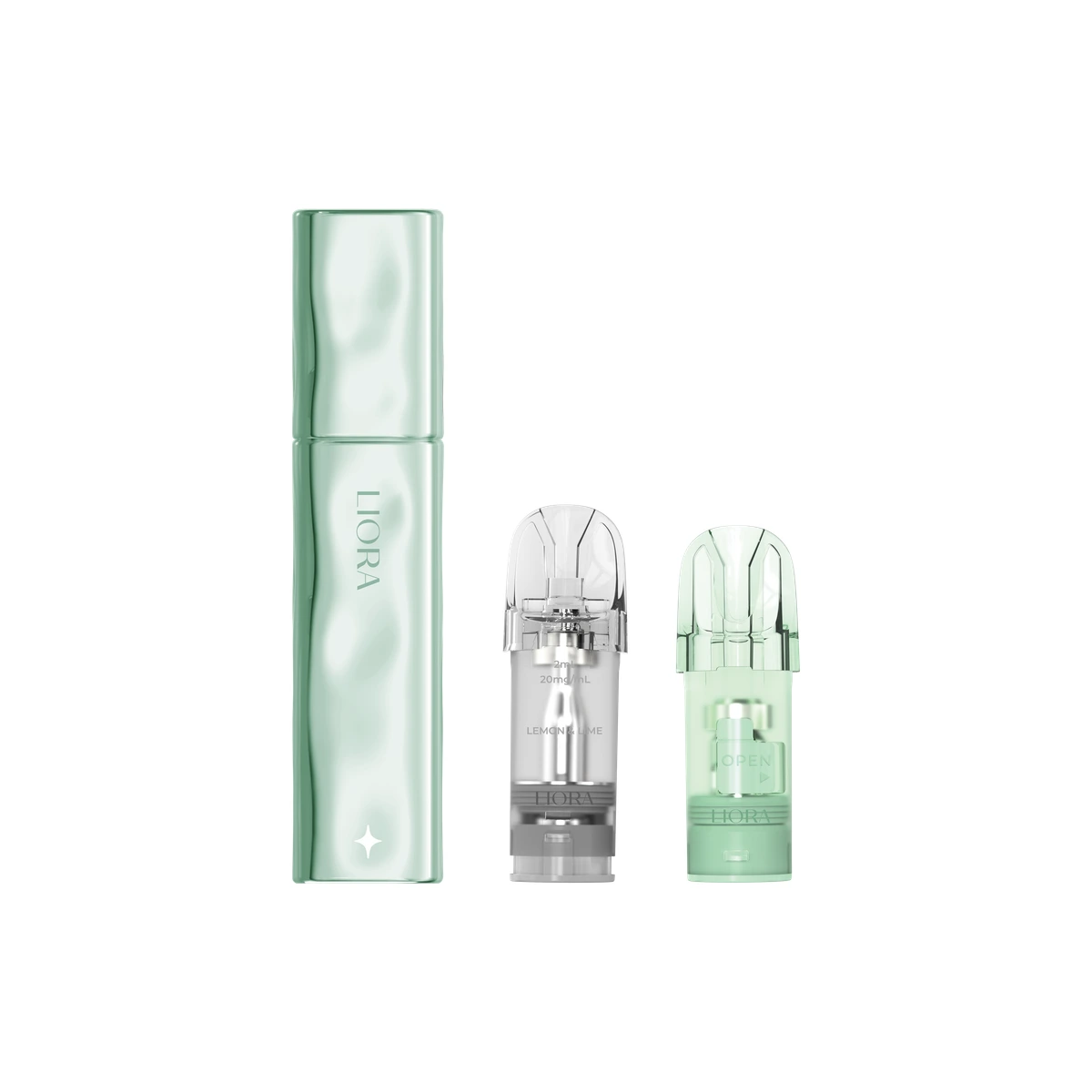Hayati® Liora Kit (1 Device + 1 Prefilled Pod) Blueberry Raspberry