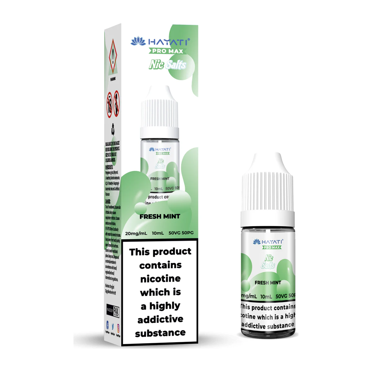 Hayati® Pro Max Nic Salts Fresh Mint 20mg