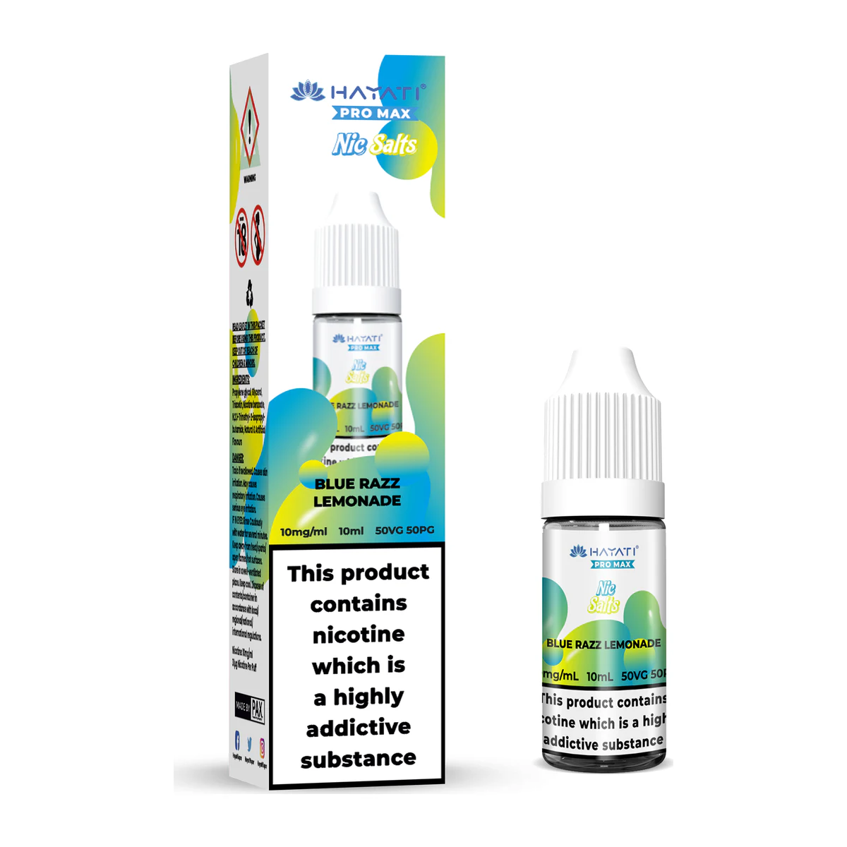 Hayati® Pro Max Nic Salts Blue Razz Lemonade