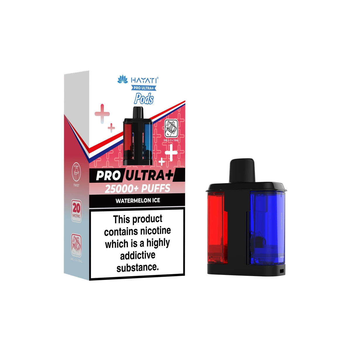 Hayati Pro Ultra+ POD Watermelon Ice wholesale vape product