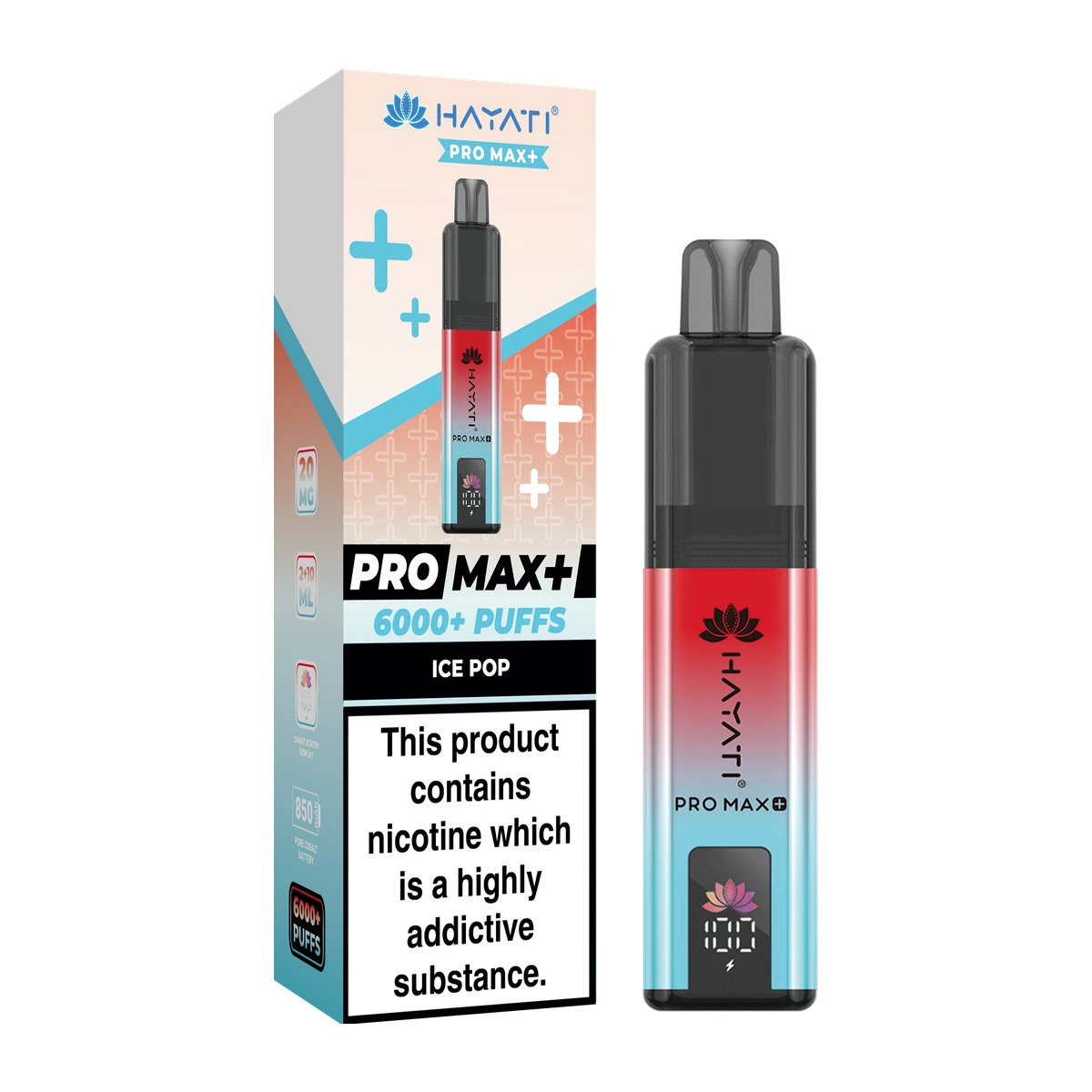 Hayati® Pro Max+ KIT Ice Pop wholesale vape product