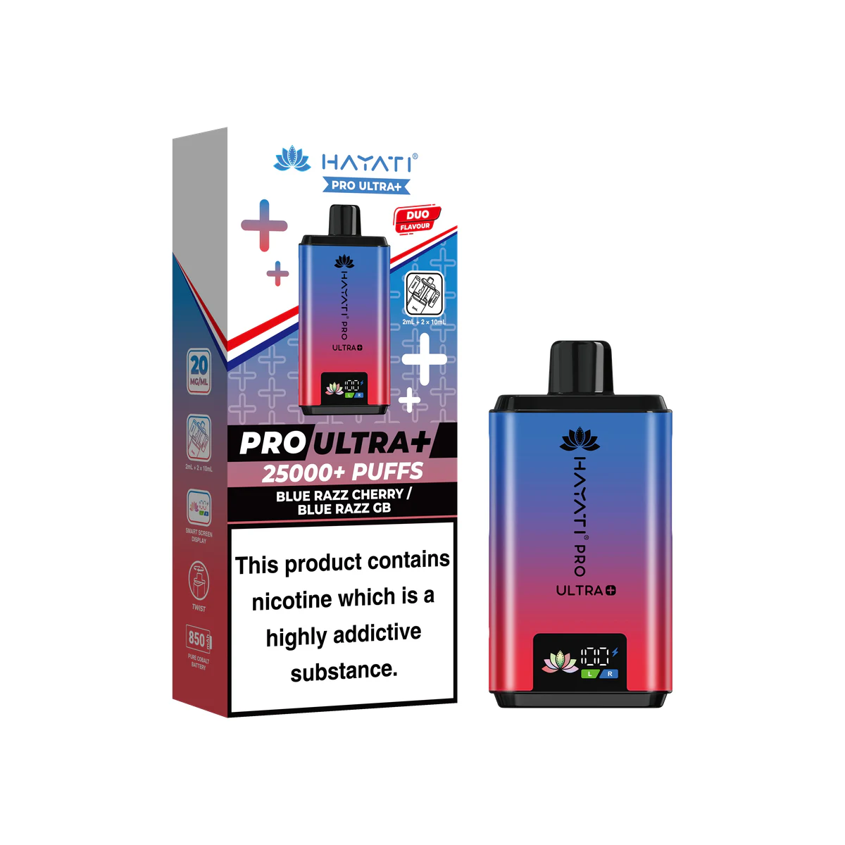 Hayati® Pro Ultra+ Blue Razz Cherry / Blue Razz GB