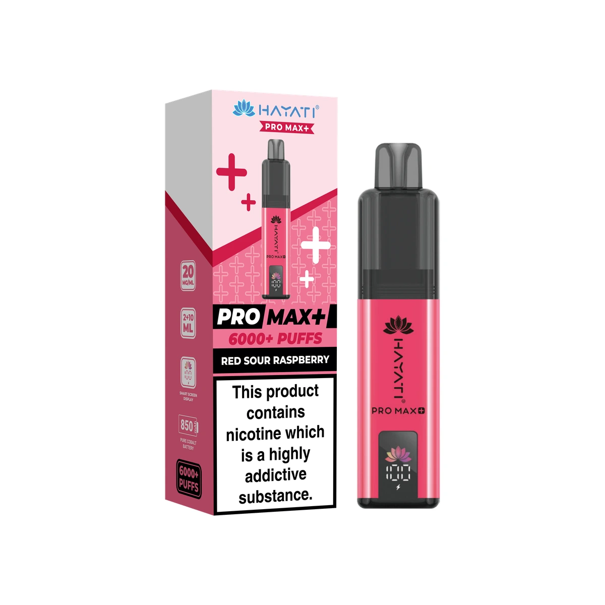 Hayati® Pro Max+ KIT Red Sour Raspberry wholesale vape product