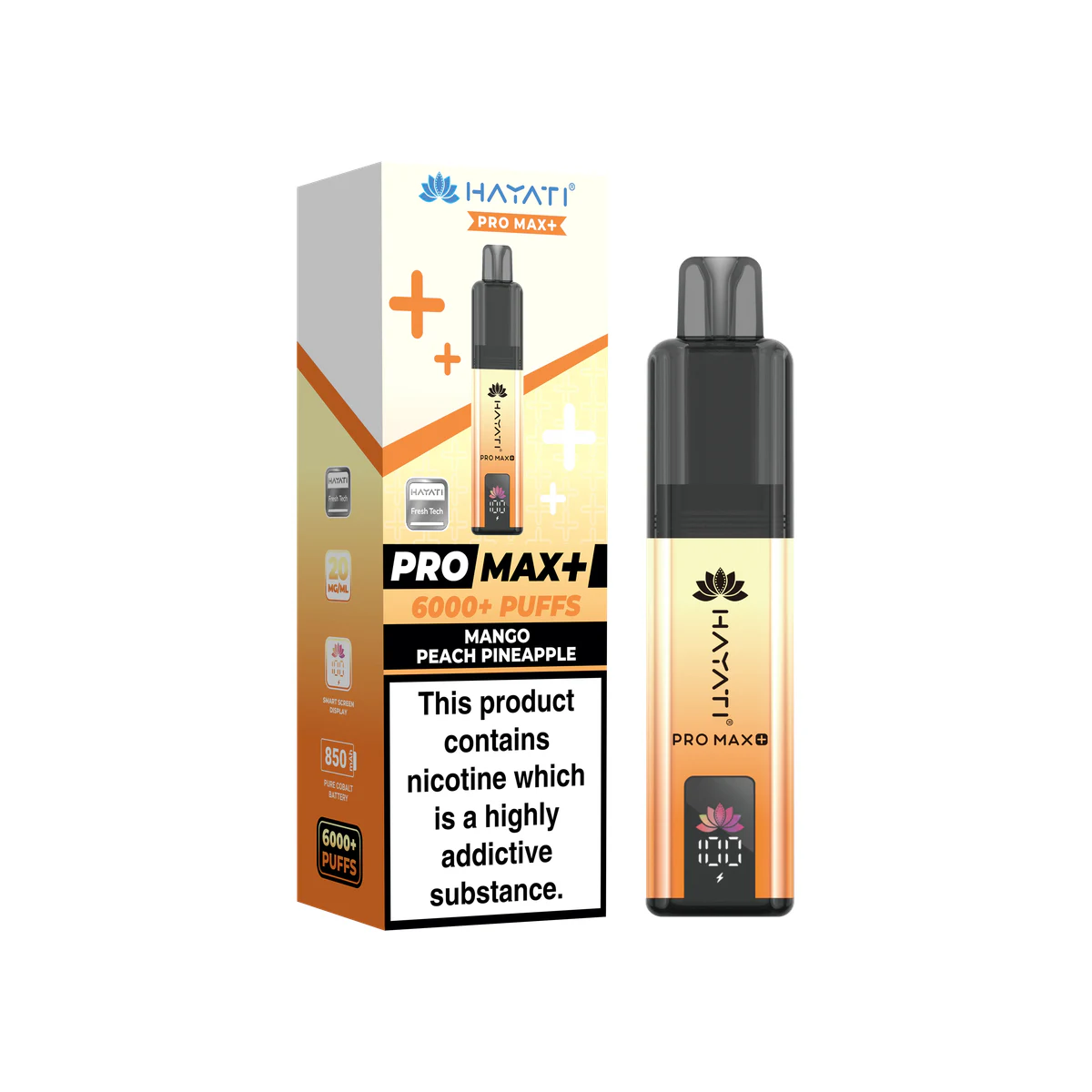 Hayati® Pro Max+ Mango Peach Pineapple