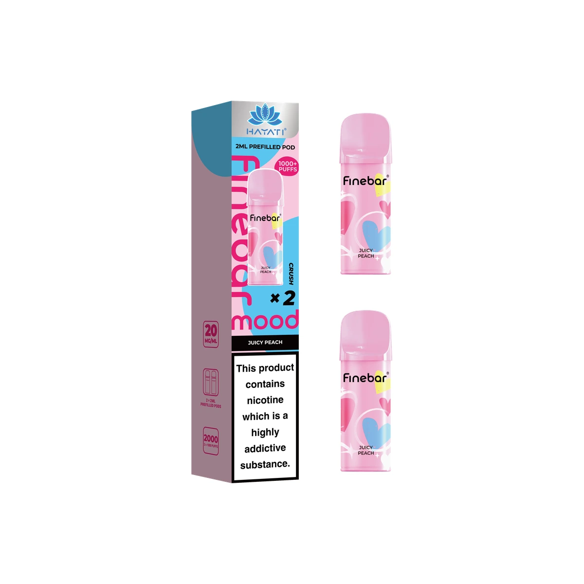 Hayati® Finebar Mood Pods Juicy Peach