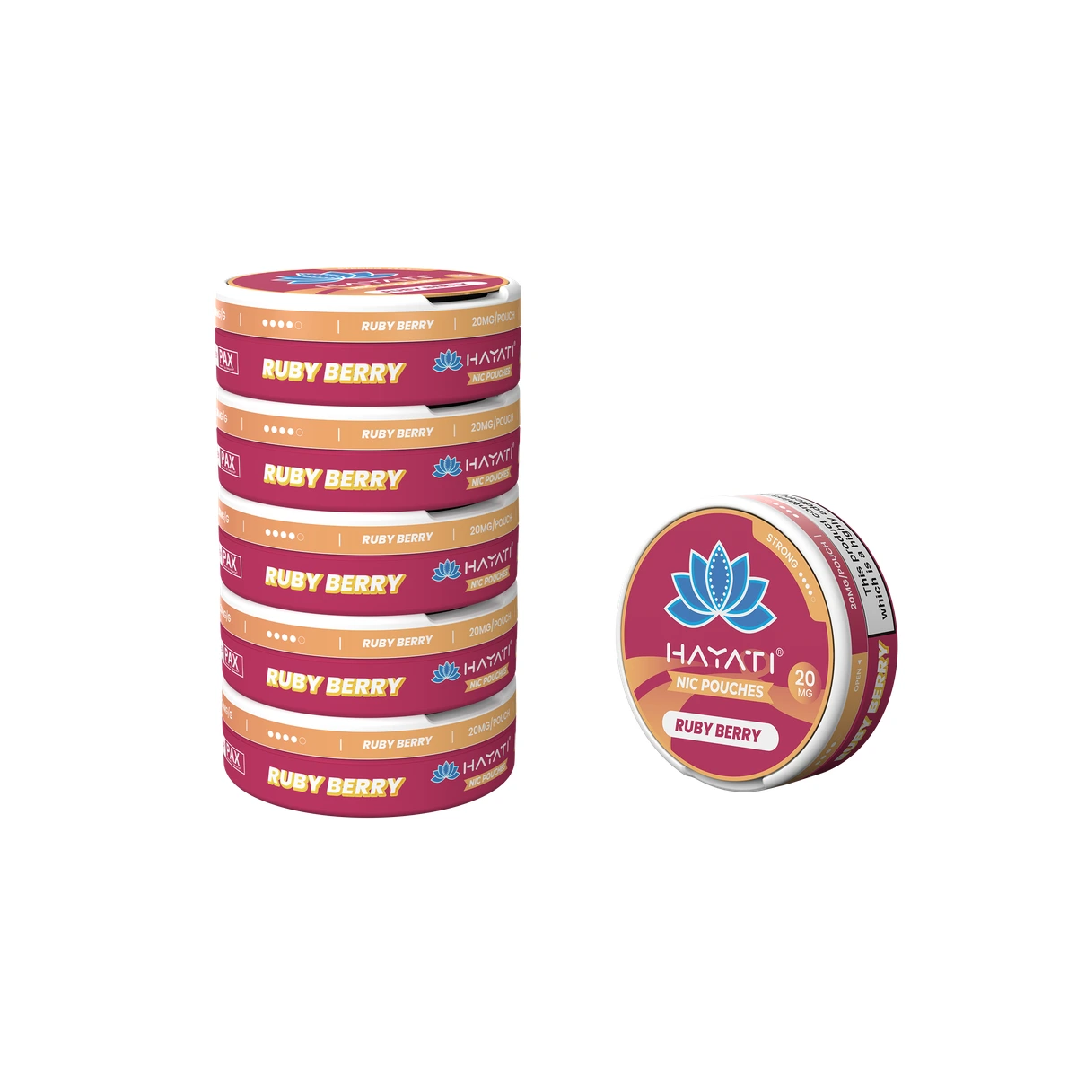 Hayati® Nic Pouches Ruby Berry wholesale vape product