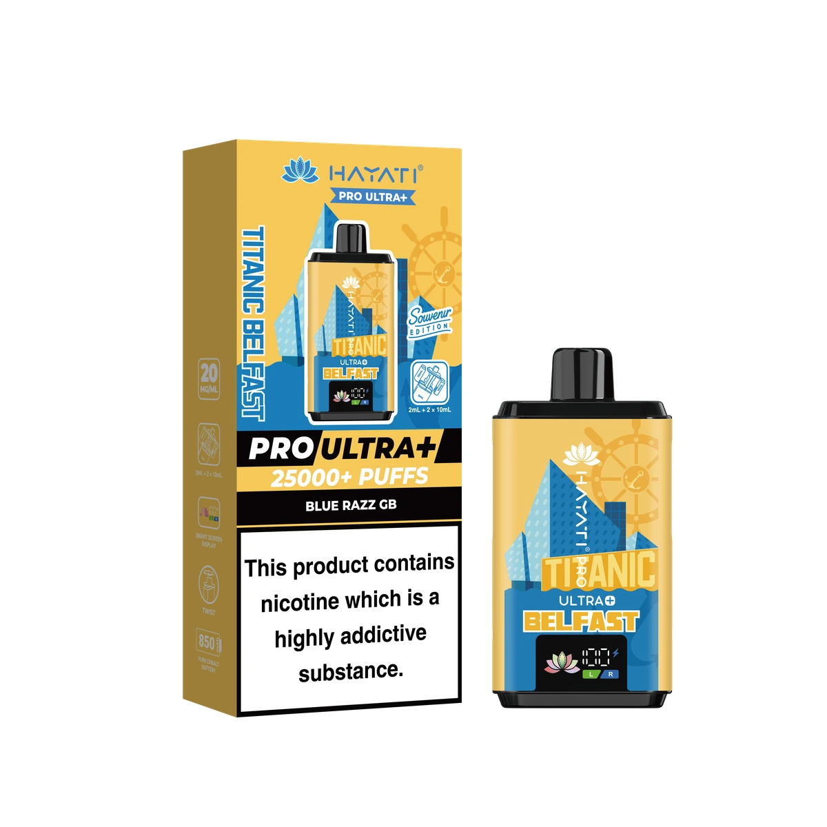 Hayati® Pro Ultra+ Souvenir Edition (Ireland) Blue Razz GB