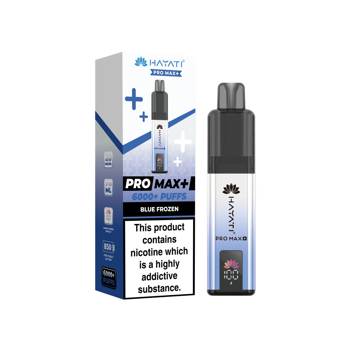 Hayati® Pro Max+ KIT Blue Frozen wholesale vape product
