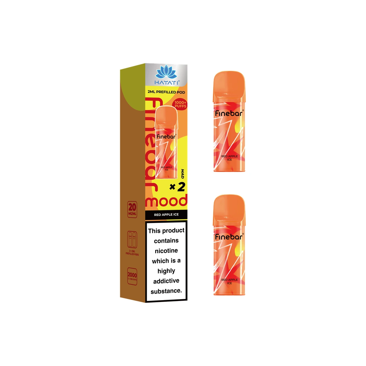 Hayati® Finebar Mood Pods Red Apple Ice