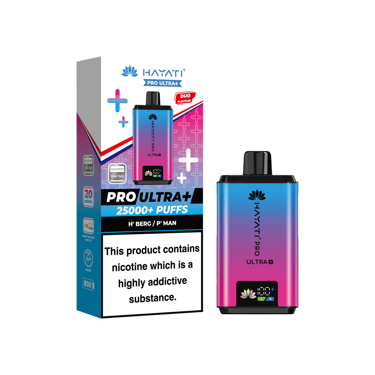 Hayati® Pro Ultra Plus Kit H' Berg /P' Man 20mg