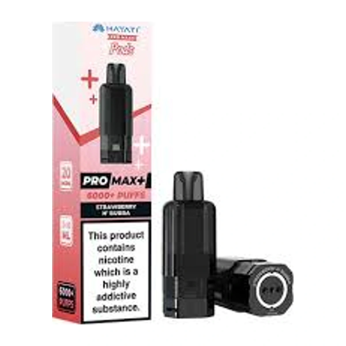 Hayati® Pro Max+ POD Strawberry H' Bubba wholesale vape product