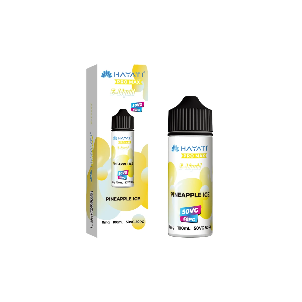 Hayati® Pro Max E-Liquid 50/50 Pineapple Ice wholesale vape product