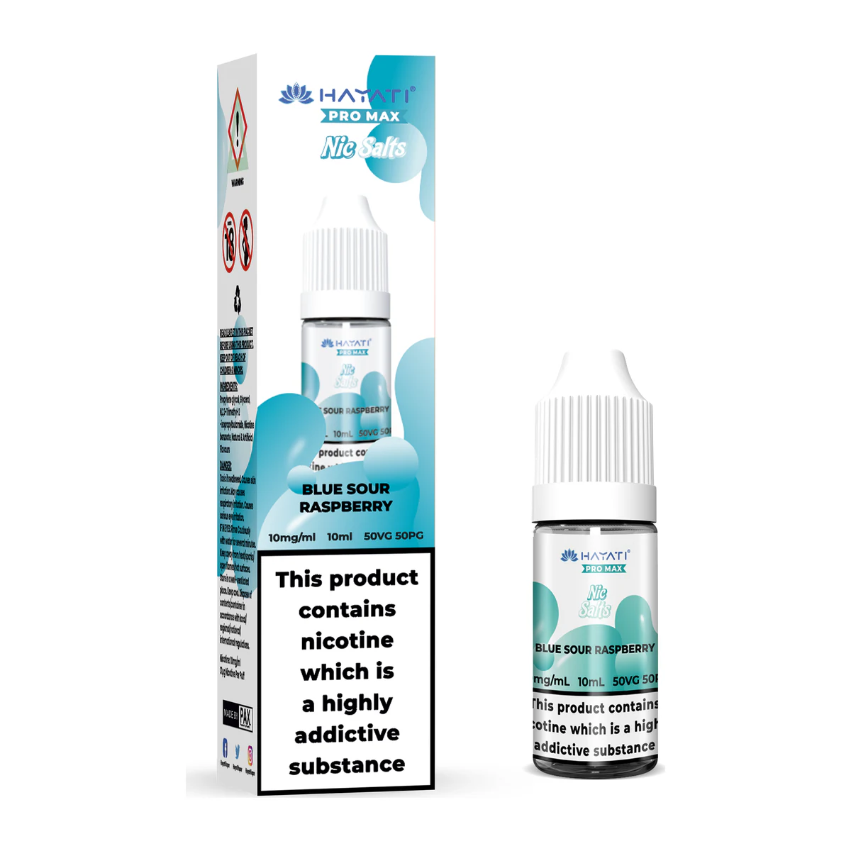 Hayati® Pro Max Nic Salts Blue Sour Raspberry