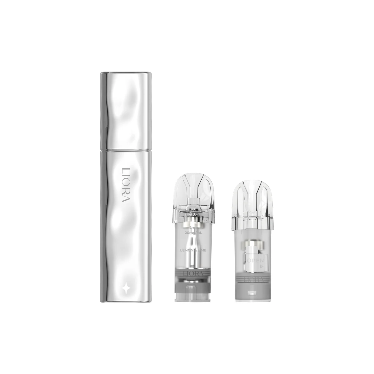 Hayati® Liora Kit (1 Device + 1 Refillable Pod + 1 Prefilled Pod) Red Apple Ice
