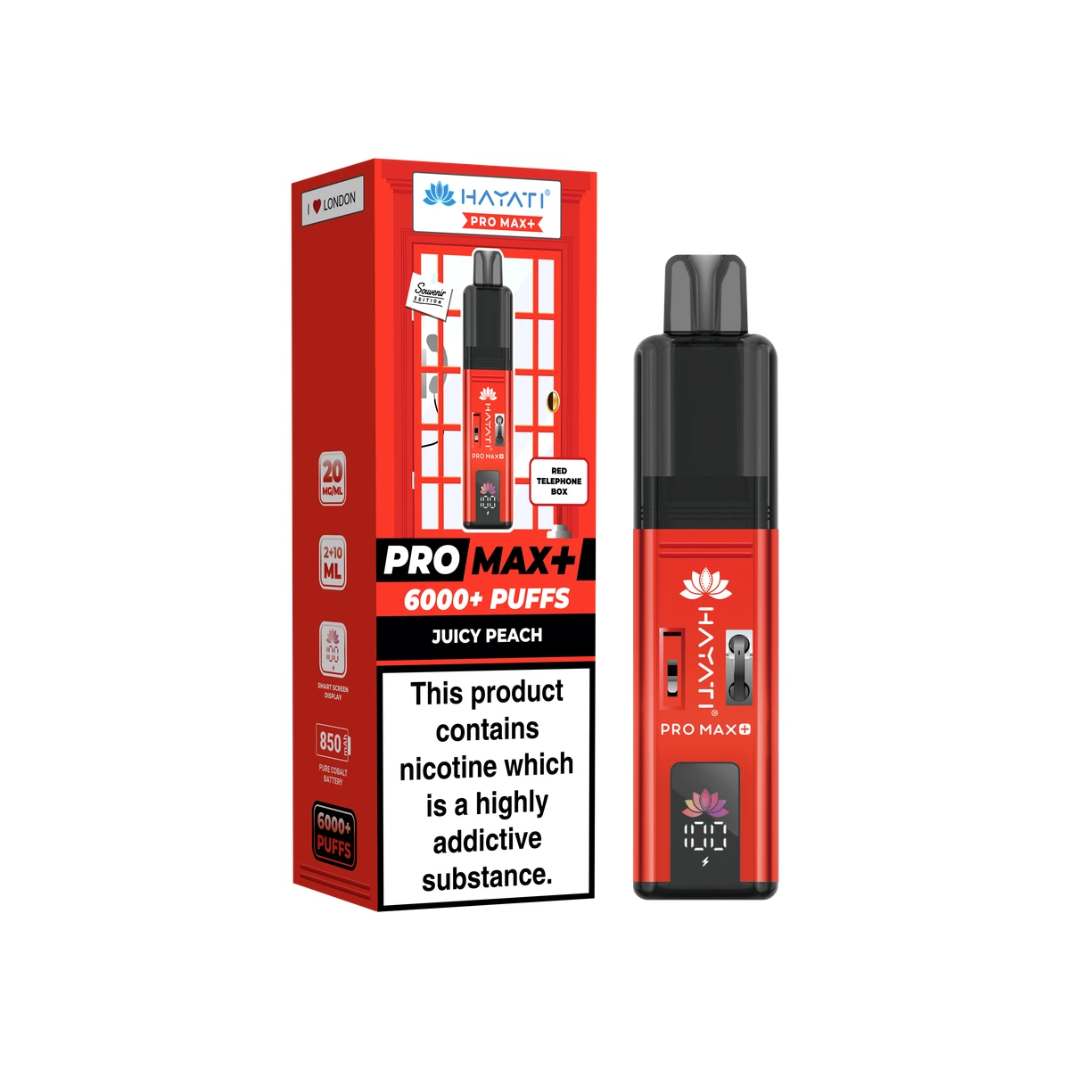 Hayati® Pro Ultra+ Souvenir Edition (England) Juicy Peach