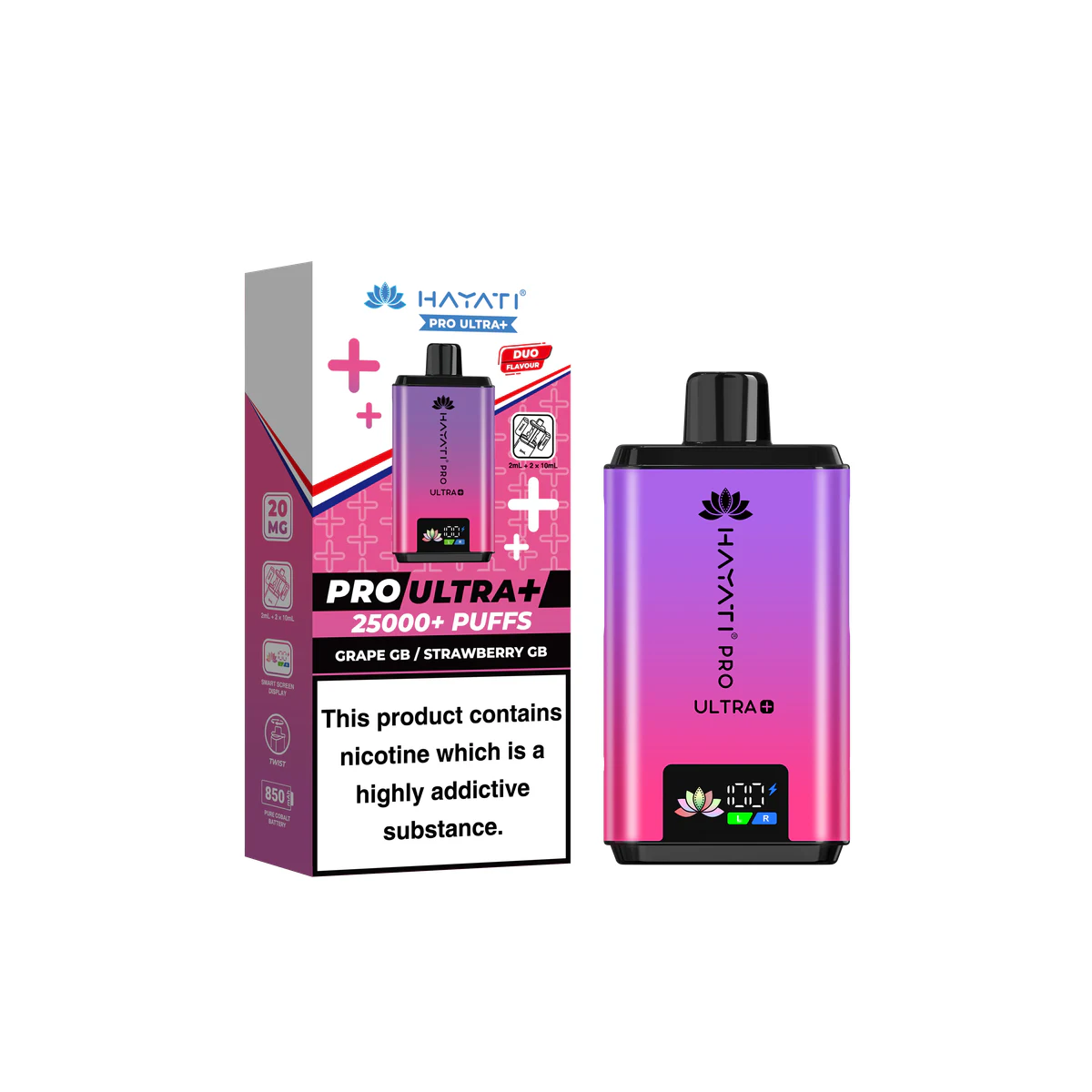 Hayati® Pro Ultra+ Grape GB / Strawberry GB