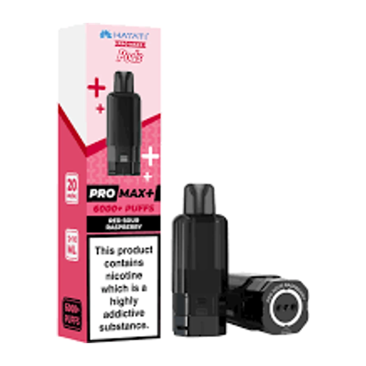 Hayati® Pro Max+ POD Red Sour Raspberry wholesale vape product