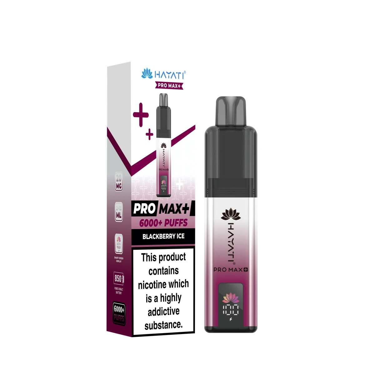 Hayati® Pro Max+ KIT Blackberry Ice wholesale vape product
