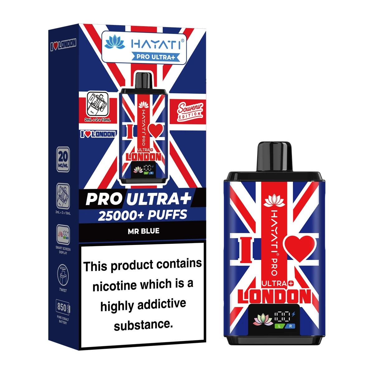 Hayati® Pro Ultra+ Souvenir Edition (England) Mr Blue