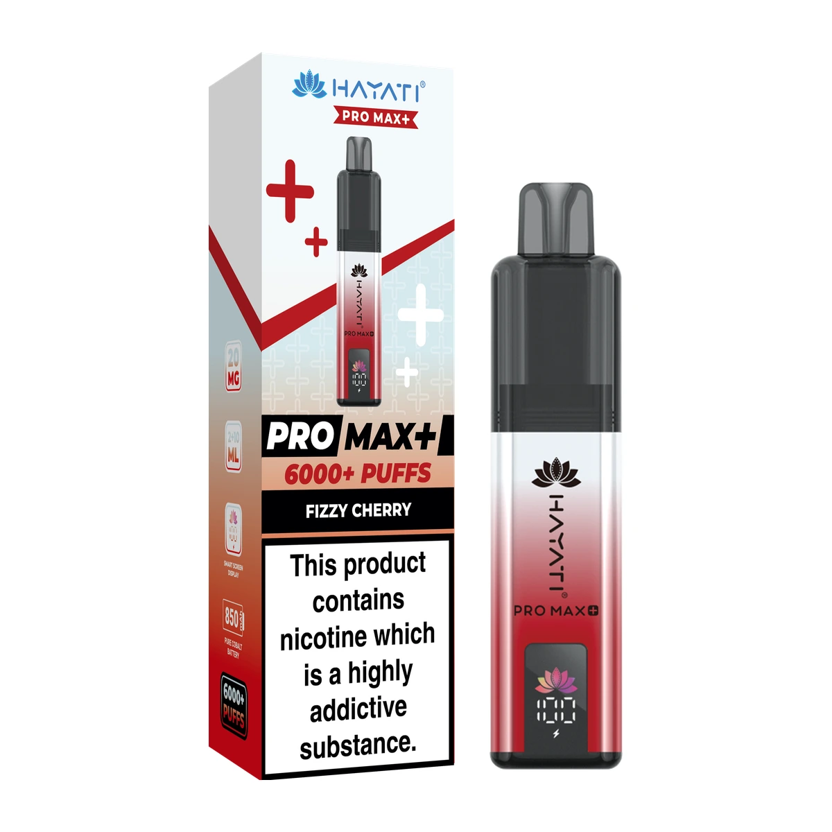 Hayati® Pro Max+ KIT Fizzy Cherry wholesale vape product