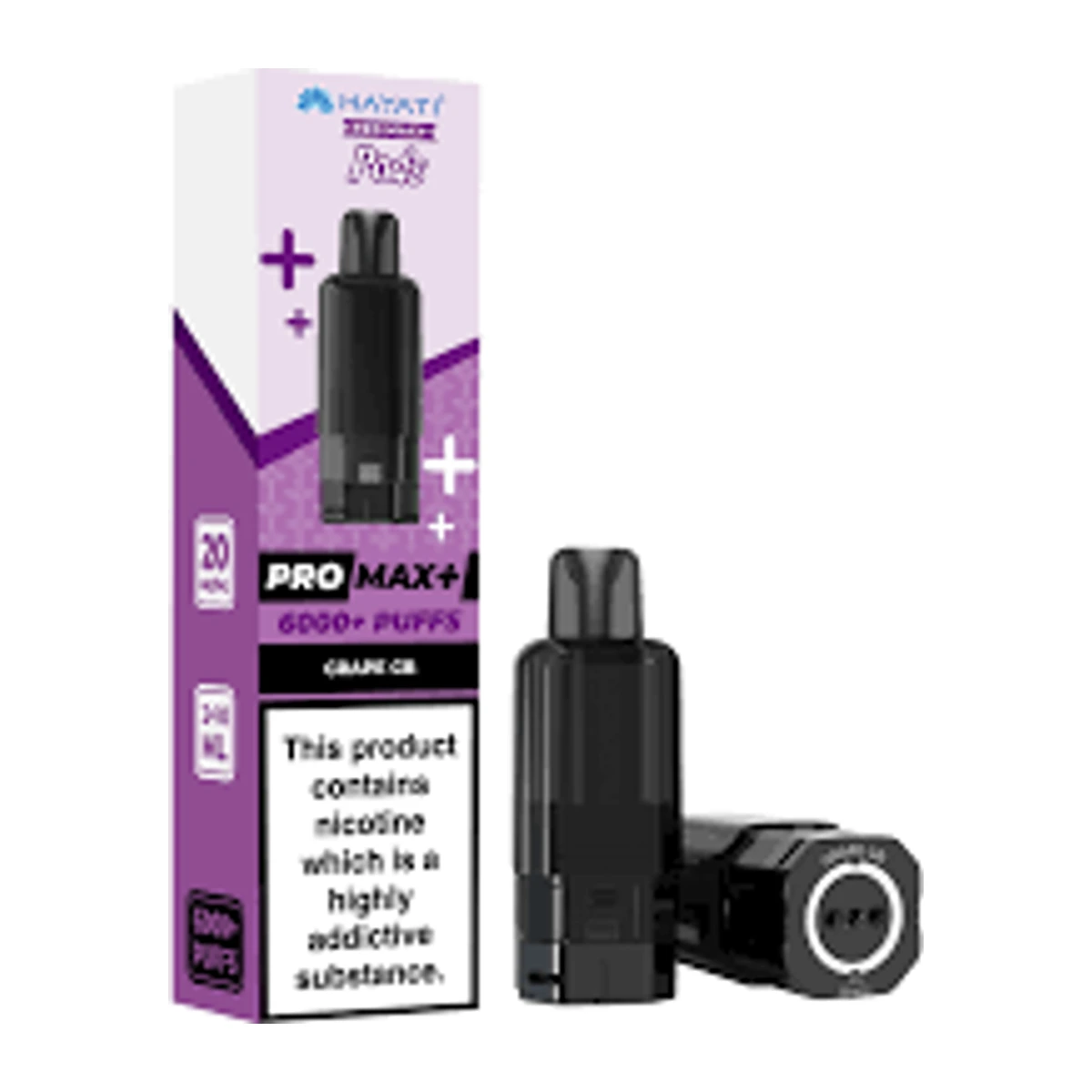 Hayati® Pro Max+ POD Grape GB wholesale vape product