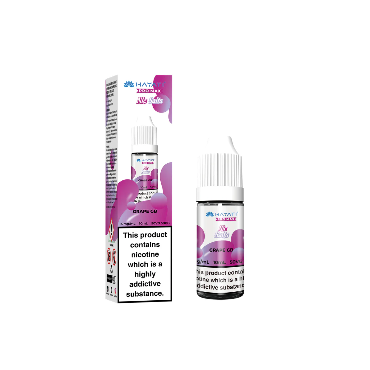 Hayati® Pro Max Nic Salts Grape GB