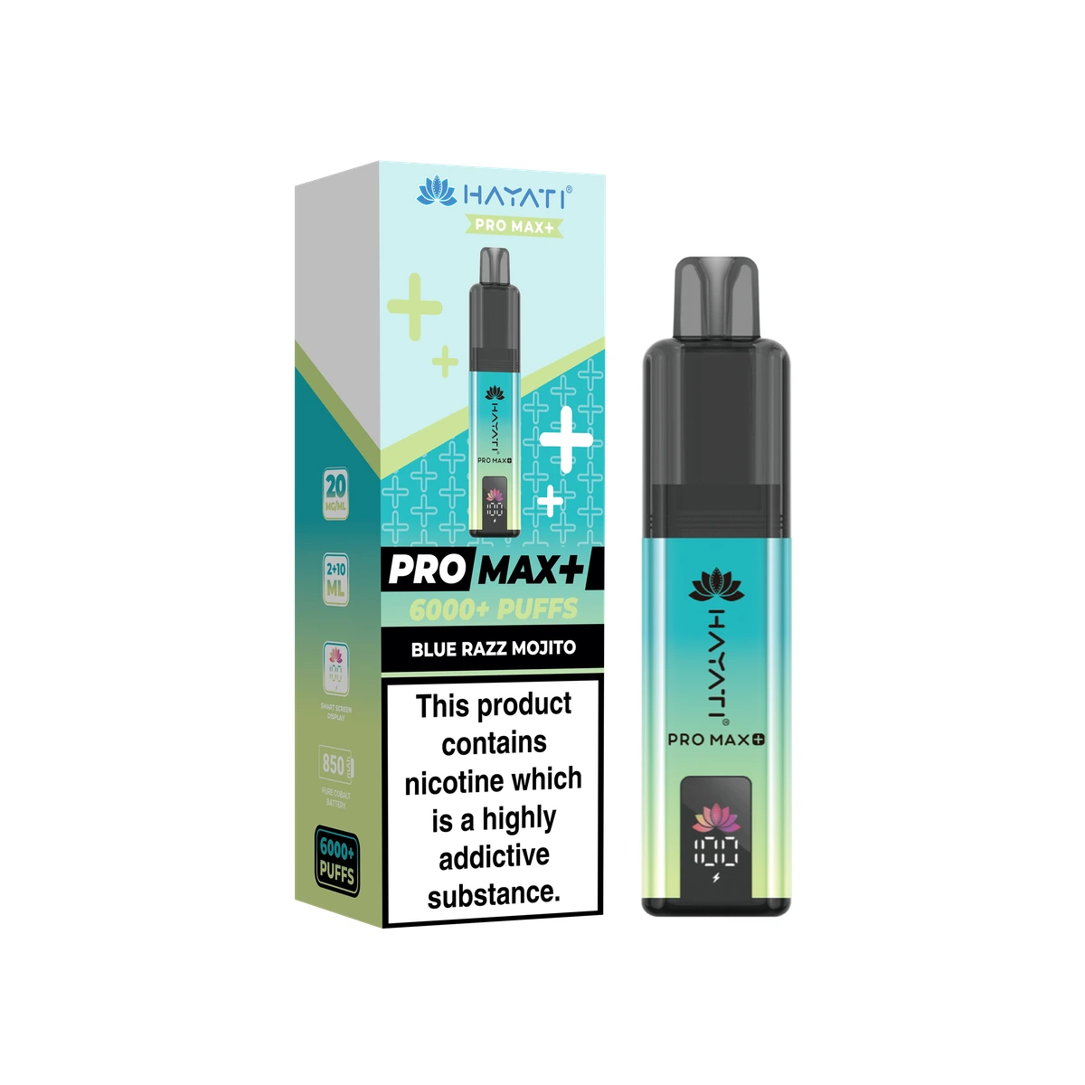 Hayati® Pro Max+ KIT Blue Razz Mojito wholesale vape product