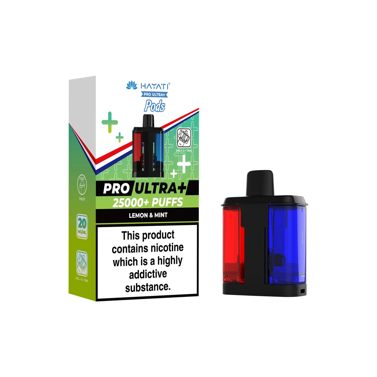 Hayati® Pro Ultra+ Pods Lemon & Mint