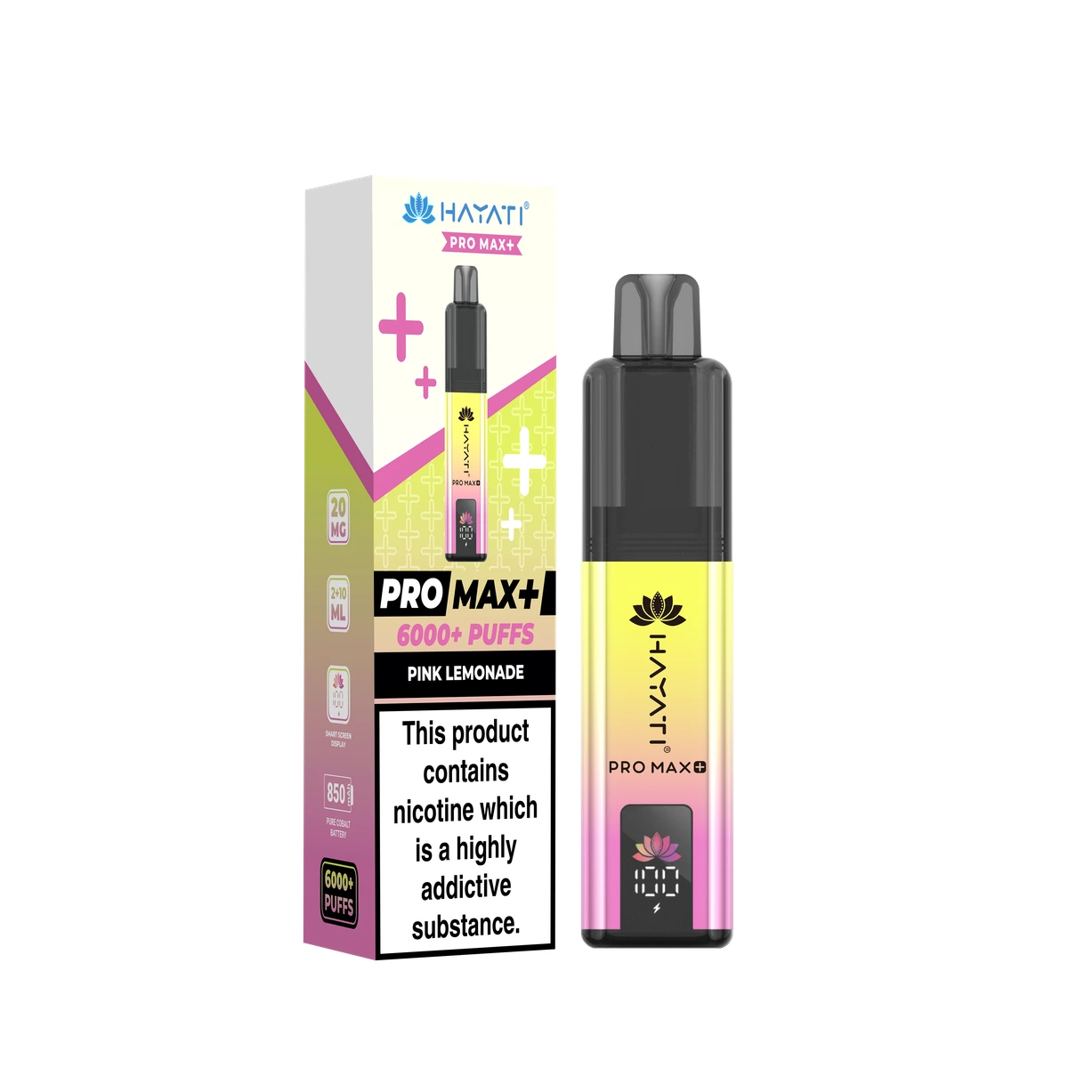 Hayati® Pro Max+ KIT Pink Lemonade wholesale vape product
