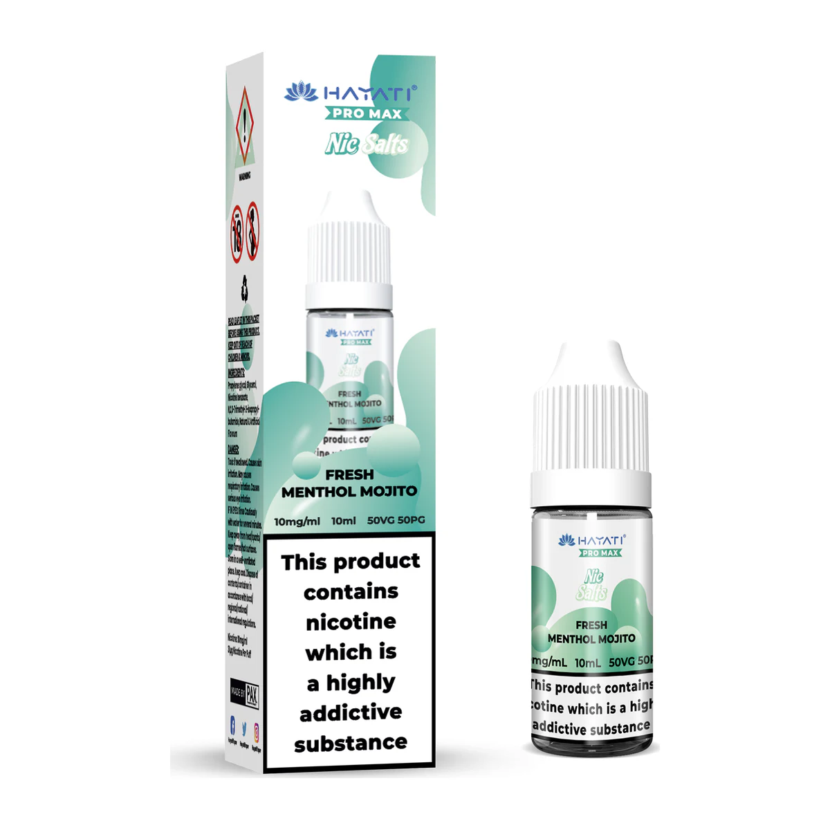 Hayati® Pro Max Nic Salts Fresh Mentol Mojito
