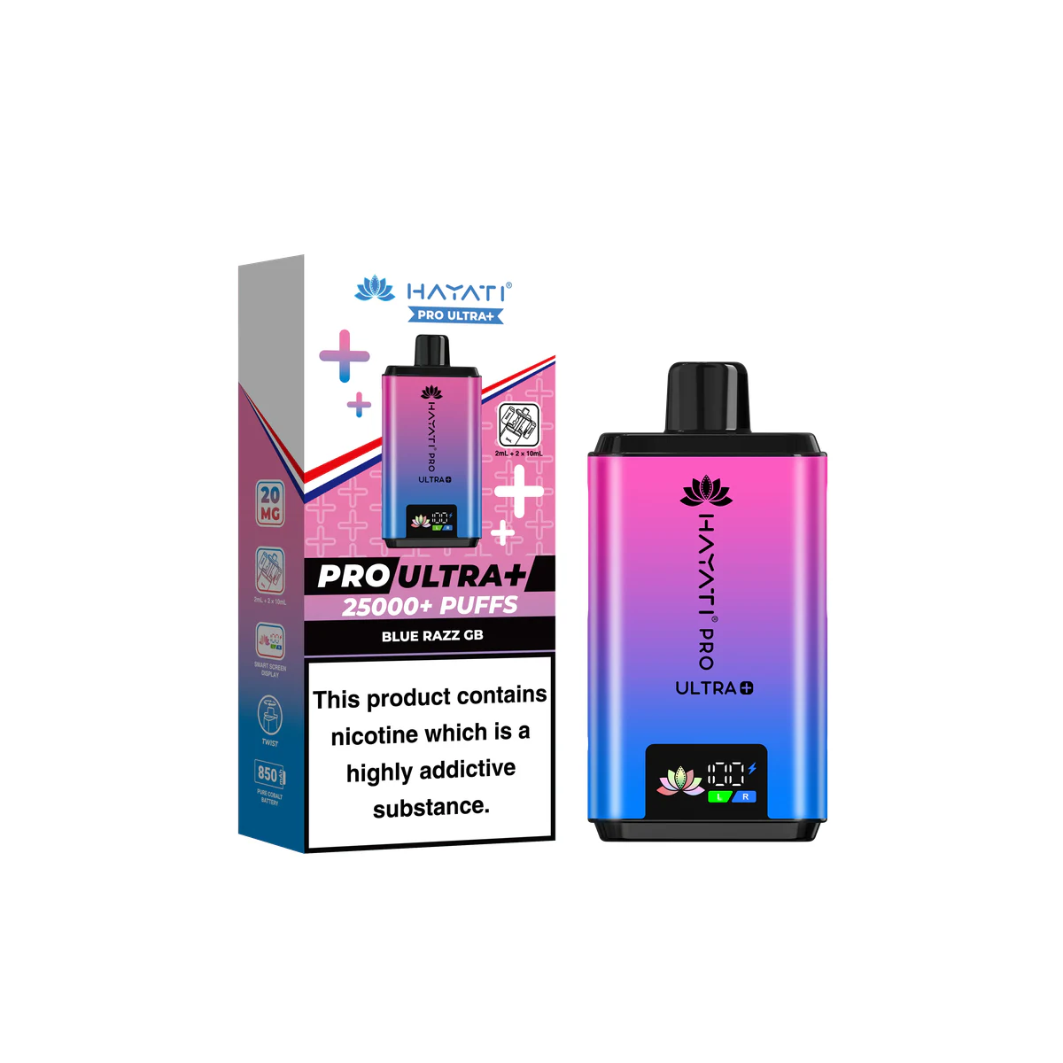 Hayati® Pro Ultra+ Blue Razz GB
