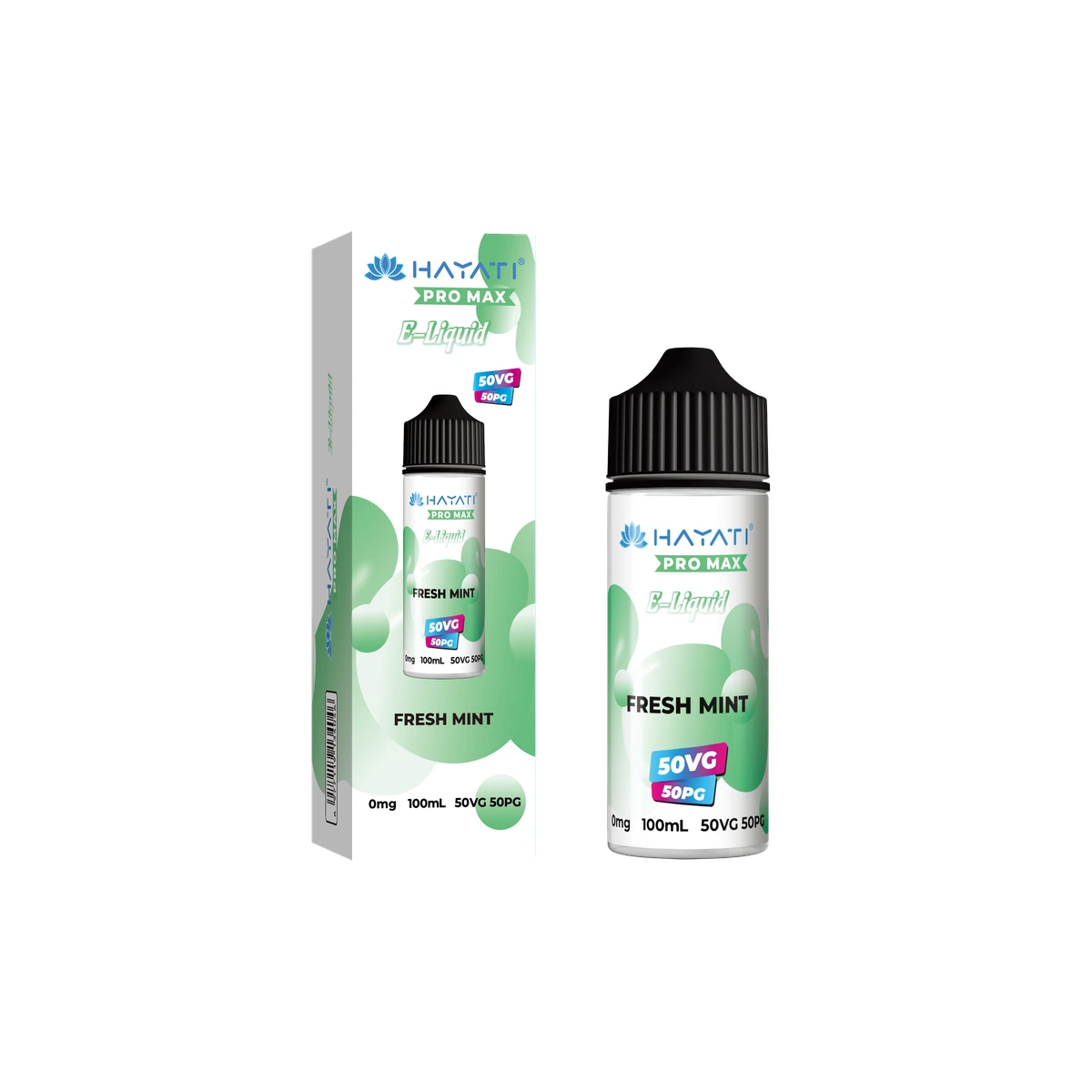 Hayati® Pro Max E-Liquid 50/50 Fresh Mint wholesale vape product